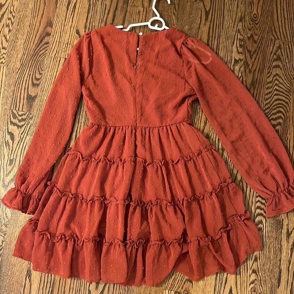 Altar'd State Orange dress, size medium - Picture 2 of 2